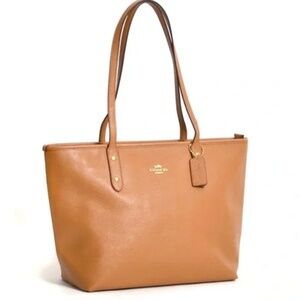 Coach City Zip Tote - Brown